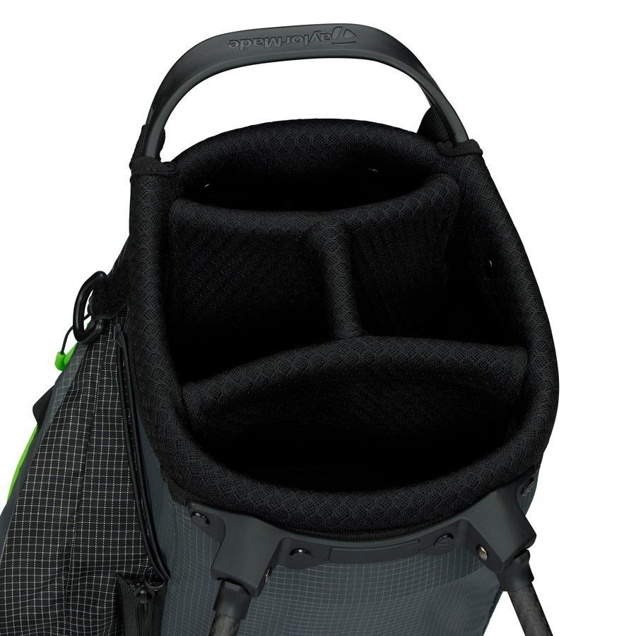 TaylorMade FlexTech Super Lite stand bag, szaro/neonowa zieleń