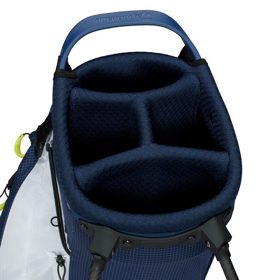 TaylorMade FlexTech Super Lite stand bag, granatowo/biało/neon limetka