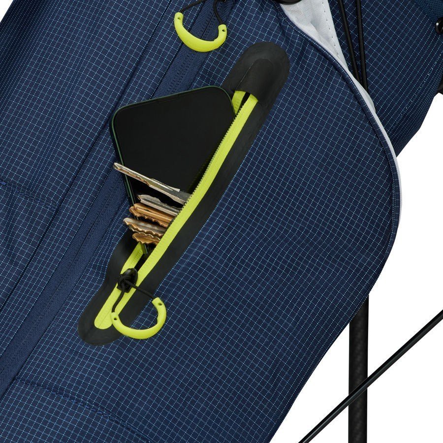 TaylorMade FlexTech Super Lite stand bag, granatowo/biało/neon limetka
