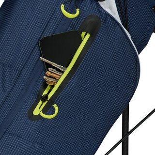 TaylorMade FlexTech Super Lite stand bag, granatowo/biało/neon limetka