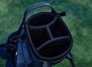 TaylorMade FlexTech Super Lite stand bag, granatowo/biało/neon limetka