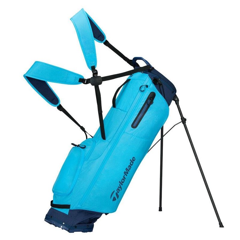 TaylorMade FlexTech Super Lite stand bag, cyan/granatowy