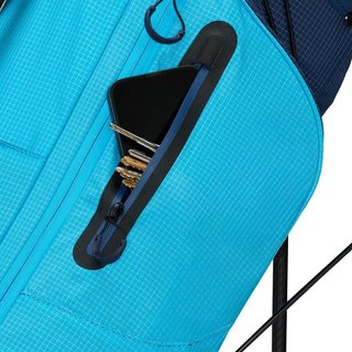 TaylorMade FlexTech Super Lite stand bag, cyan/granatowy