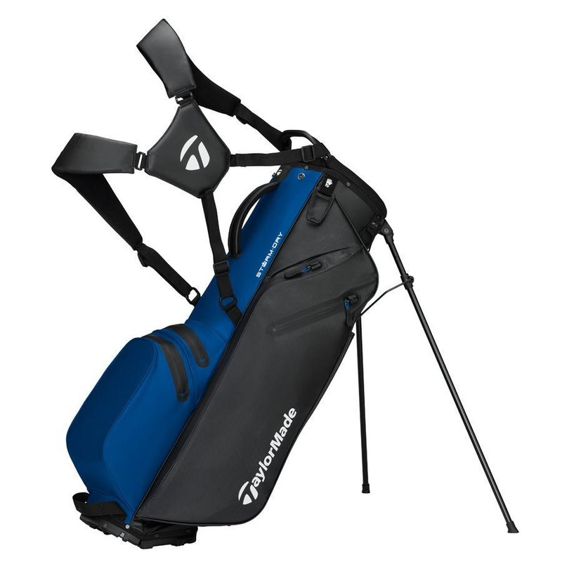 TaylorMade Storm-Dry Waterproof stand bag, czarno/niebieski