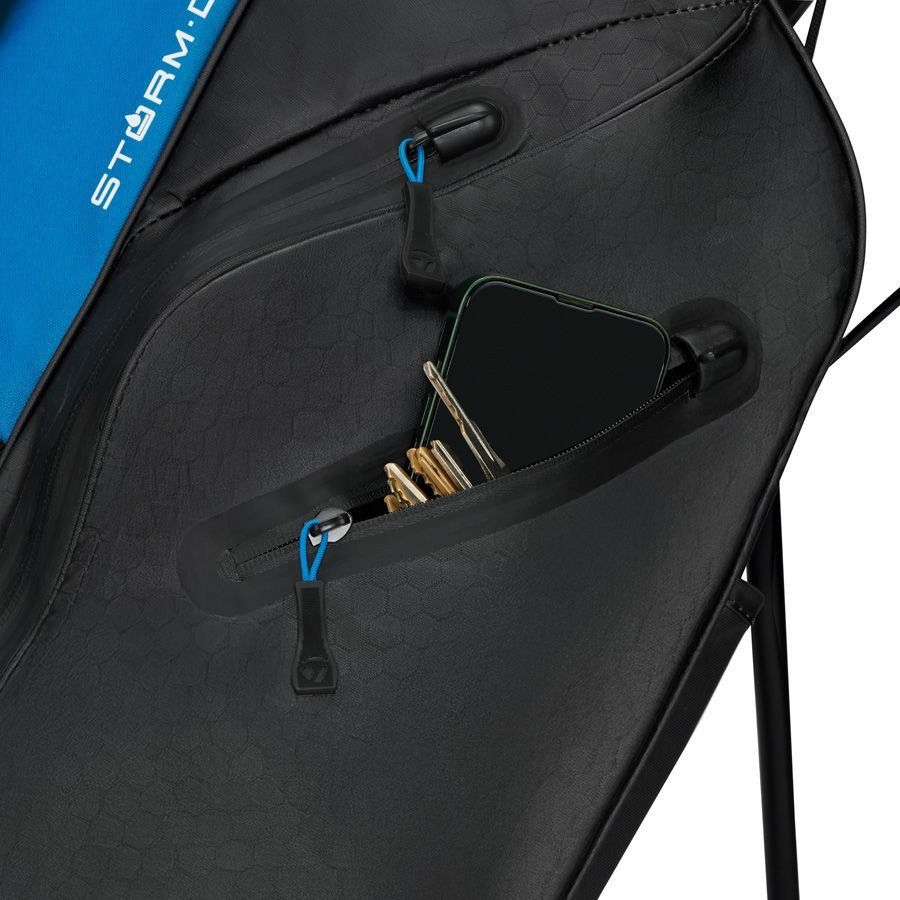 TaylorMade Storm-Dry Waterproof stand bag, czarno/niebieski