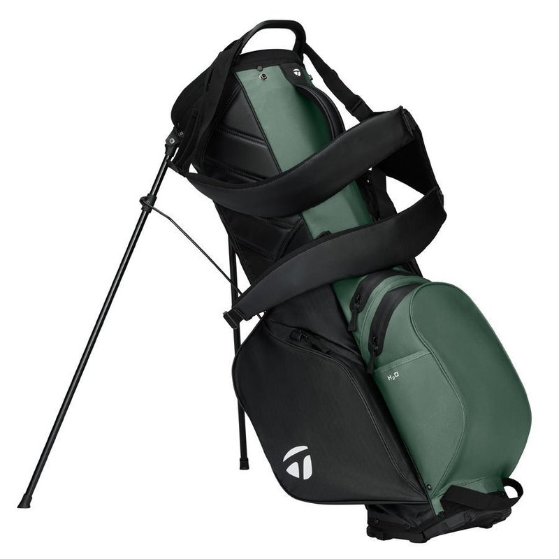 TaylorMade Storm-Dry Waterproof stand bag, black dark sage