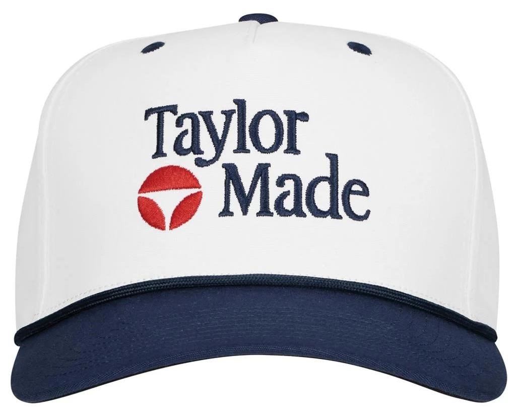 TaylorMade A-Frame Legacy męska czapka z daszkiem, biało/granatowa