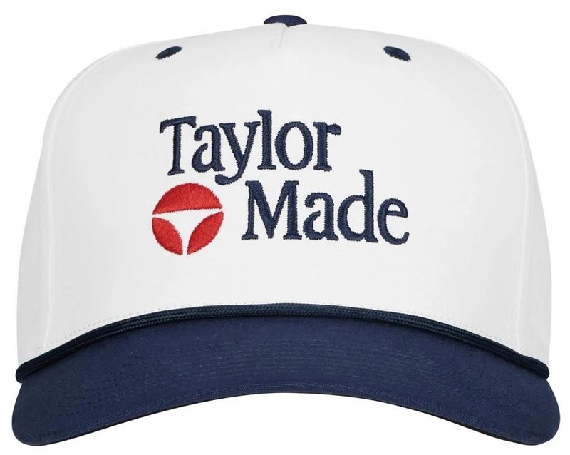 TaylorMade A-Frame Legacy męska czapka z daszkiem, biało/granatowa