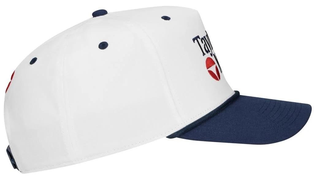 TaylorMade A-Frame Legacy męska czapka z daszkiem, biało/granatowa