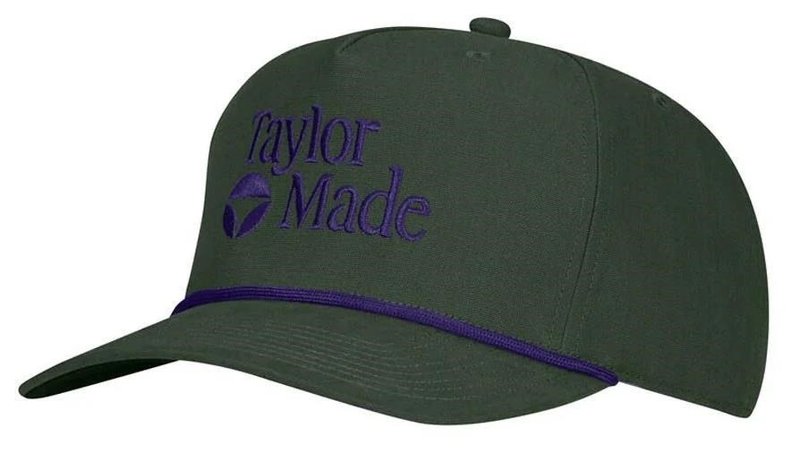 TaylorMade A-Frame Legacy męska czapka z daszkiem, zielono/fioletowa