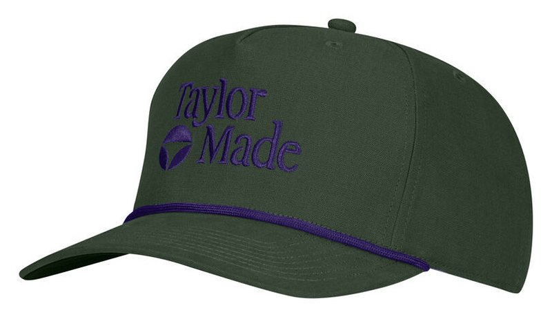 TaylorMade A-Frame Legacy męska czapka z daszkiem, zielono/fioletowa