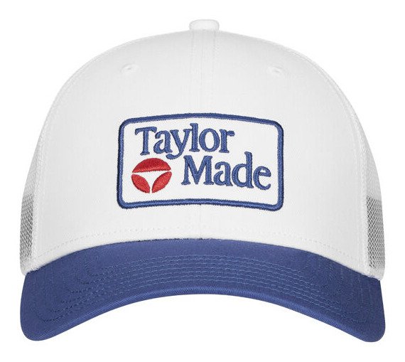 TaylorMade Radar Legacy Trucker męska czapka, biało/granatowa
