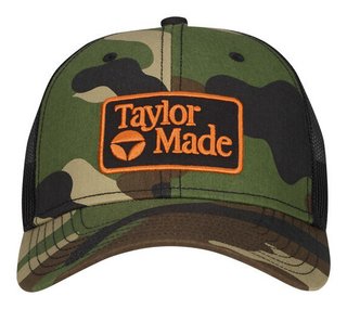 TaylorMade Radar Legacy Trucker męska czapka z daszkiem, zielona camo/czarna