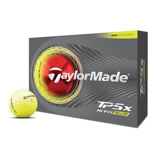 TaylorMade TP5x piłki golfowe, żółte