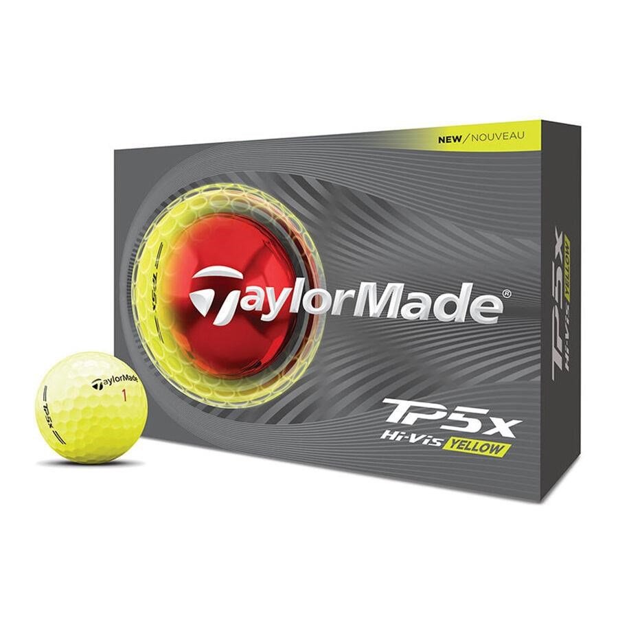 TaylorMade TP5x piłki golfowe, żółte
