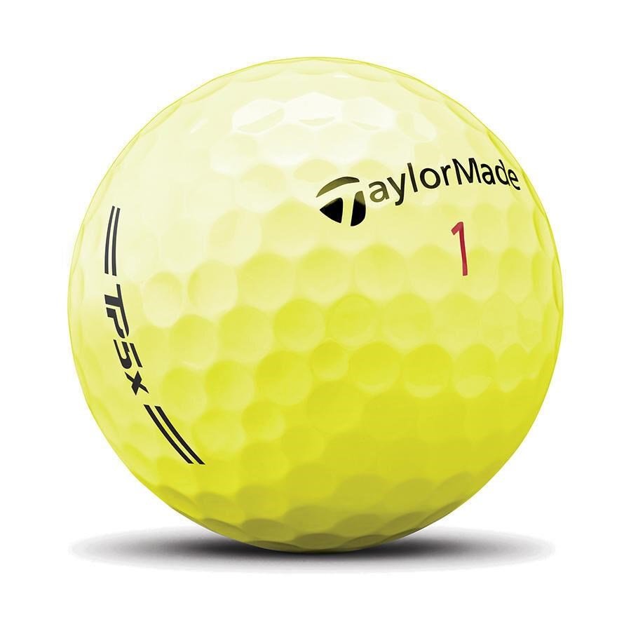 TaylorMade TP5x piłki golfowe, żółte