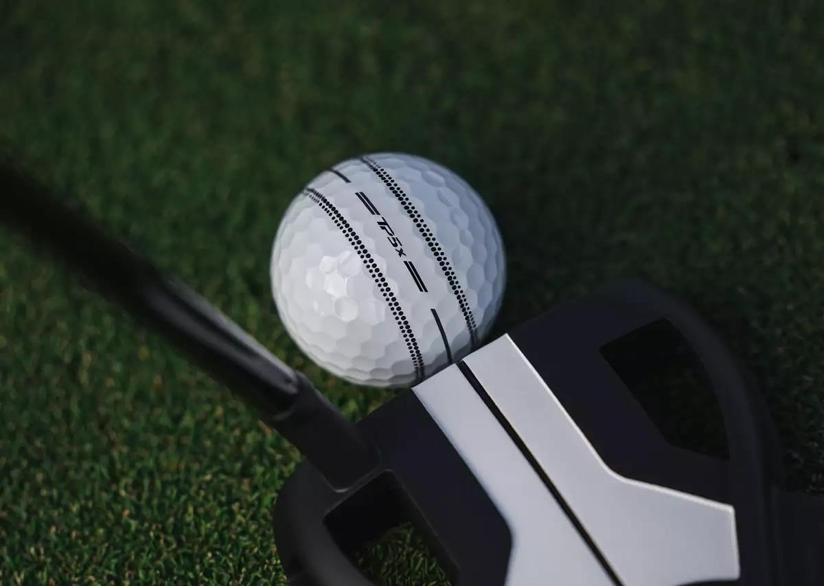 TaylorMade TP5x Stripe piłki golfowe