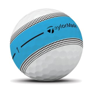 TaylorMade Tour Response Stripe Blue piłki golfowe