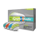 TaylorMade Tour Response Stripe Neon Multi piłki golfowe