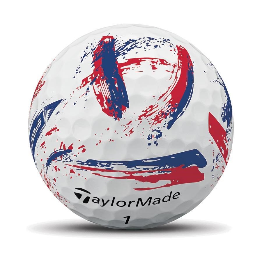TaylorMade SpeedSoft Ink Blue/Red piłki golfowe