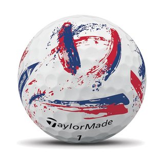 TaylorMade SpeedSoft Ink Blue/Red piłki golfowe