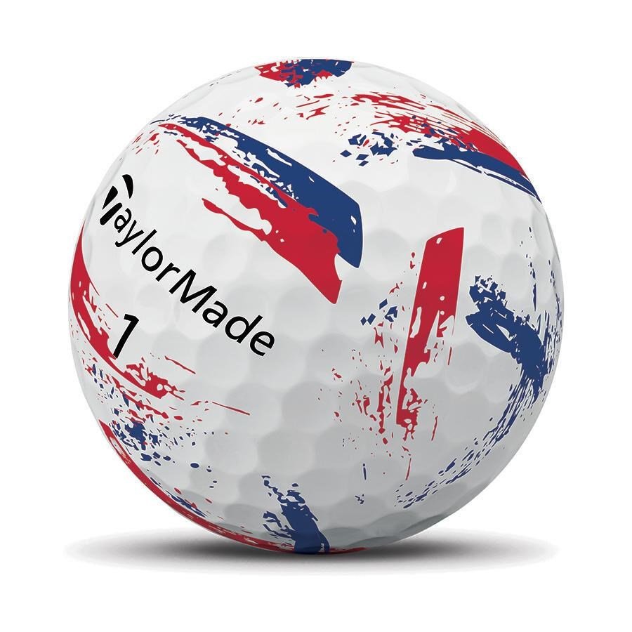 TaylorMade SpeedSoft Ink Blue/Red piłki golfowe