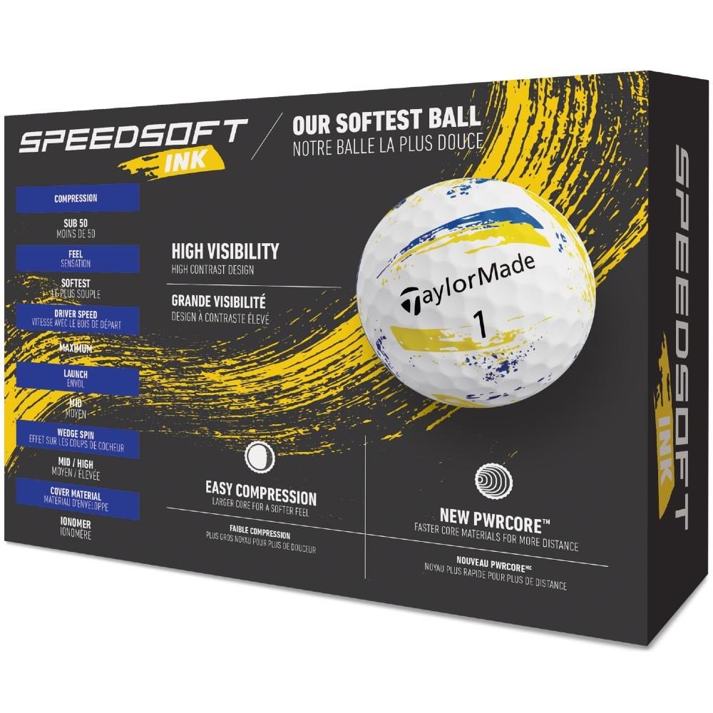 TaylorMade SpeedSoft Ink piłki golfowe