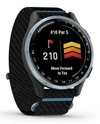 Garmin Approach J1 golfowy zegarek dla juniorów, czarnyk/azure aluminium