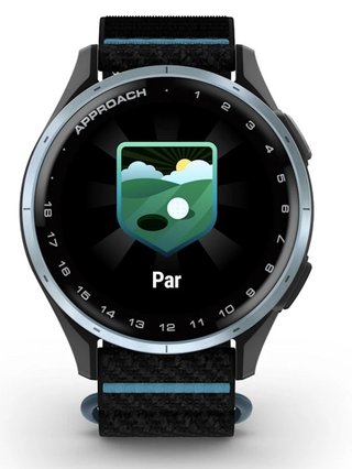 Garmin Approach J1 golfowy zegarek dla juniorów, czarnyk/azure aluminium