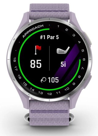 Garmin Approach J1 zegarek dla juniorów, lilac/silver aluminium