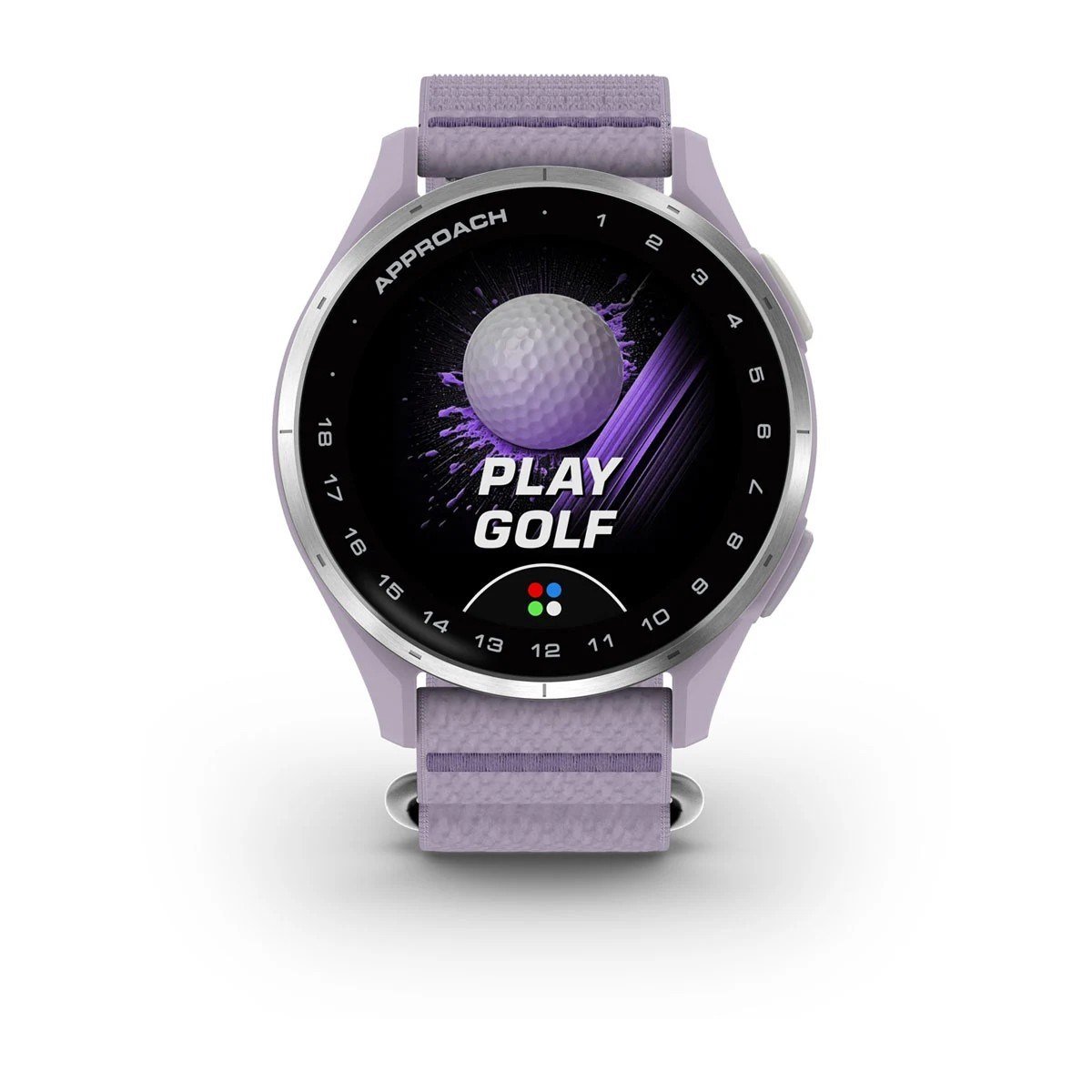 Garmin Approach J1 zegarek dla juniorów, lilac/silver aluminium