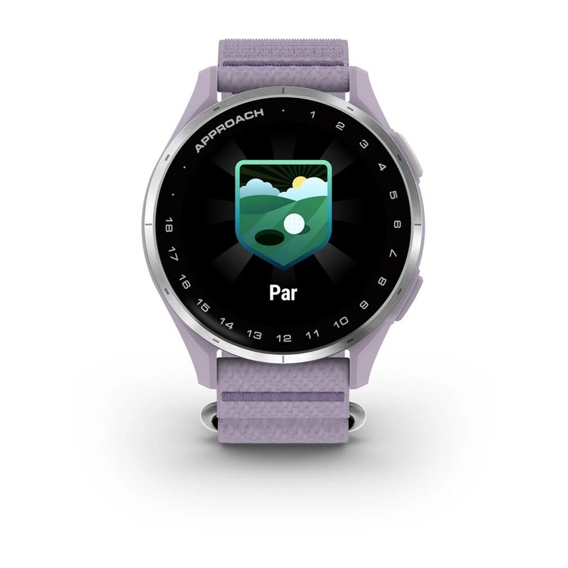 Garmin Approach J1 zegarek dla juniorów, lilac/silver aluminium