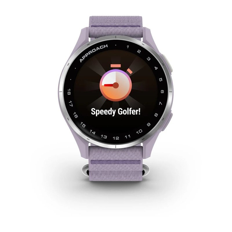 Garmin Approach J1 zegarek dla juniorów, lilac/silver aluminium
