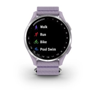 Garmin Approach J1 zegarek dla juniorów, lilac/silver aluminium
