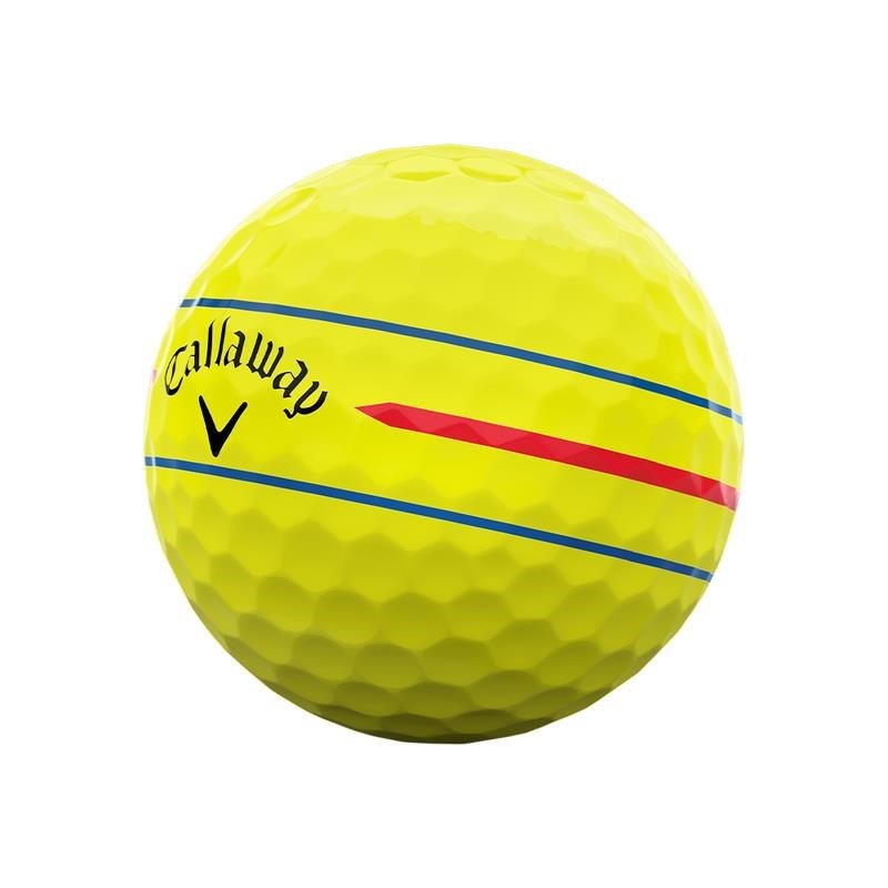Callaway Chrome Soft 360 Triple Track piłki golfowe, żółte