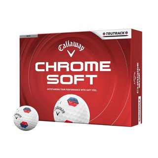 Callaway Chrome Soft TruTrack Blue/Red piłki golfowe