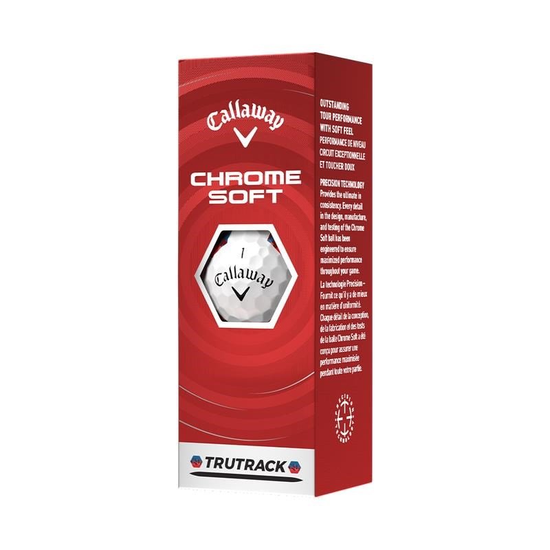 Callaway Chrome Soft TruTrack Blue/Red piłki golfowe