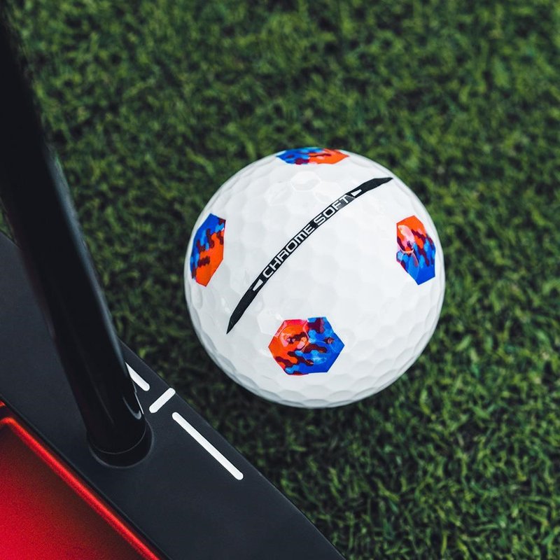 Callaway Chrome Soft TruTrack Blue/Red piłki golfowe