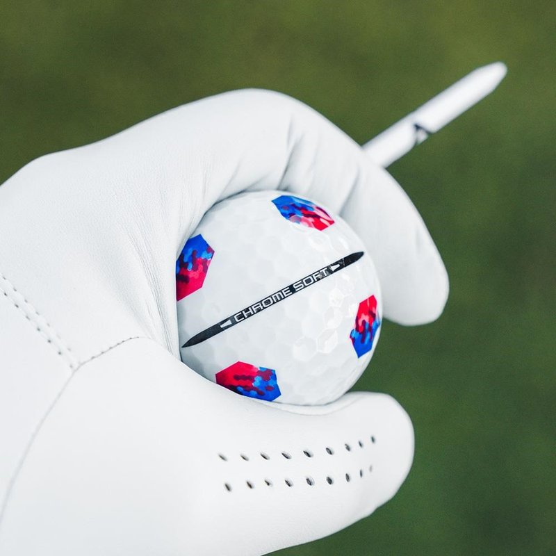 Callaway Chrome Soft TruTrack Blue/Red piłki golfowe