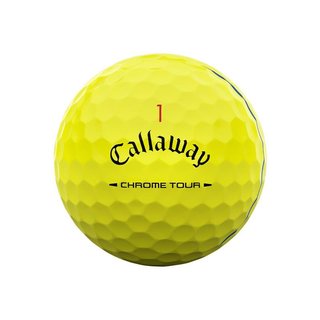 Callaway Chrome Tour Triple Track piłki golfowe, żółte