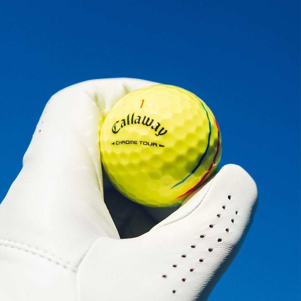 Callaway Chrome Tour Triple Track piłki golfowe, żółte
