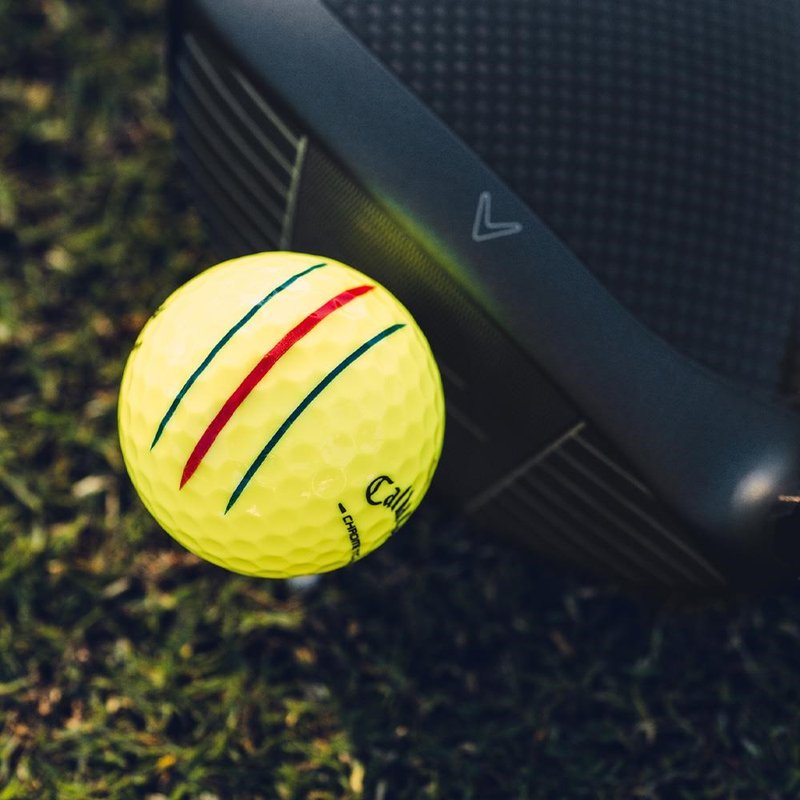 Callaway Chrome Tour Triple Track piłki golfowe, żółte