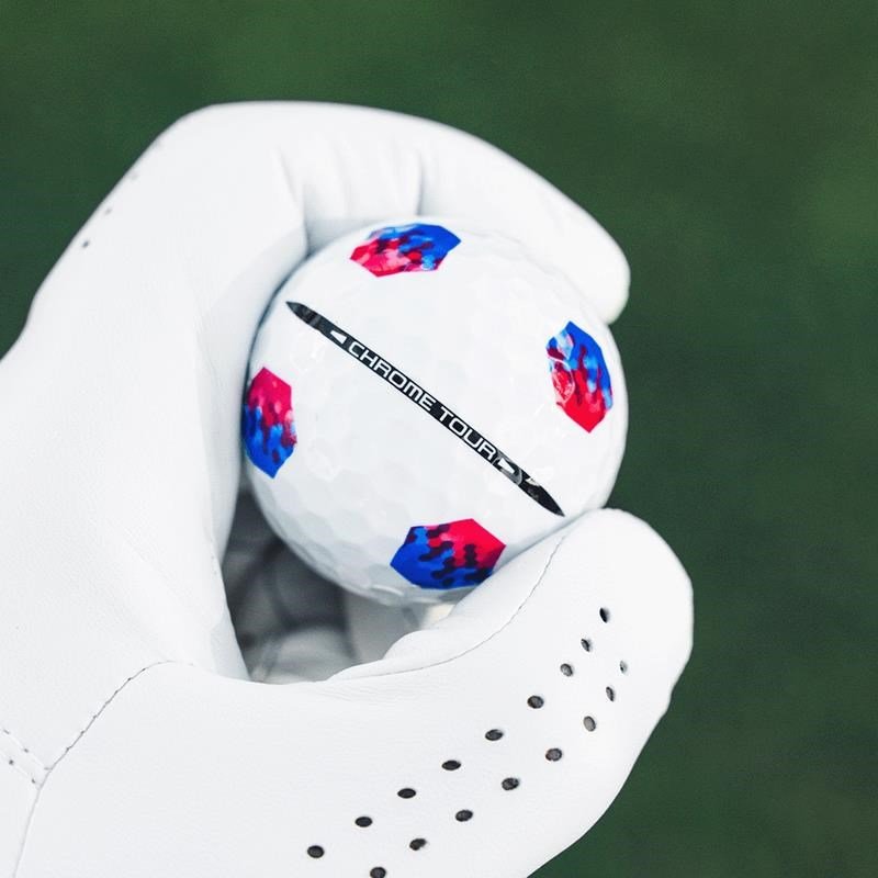 Callaway Chrome Tour TruTrack Blue/Red piłki golfowe