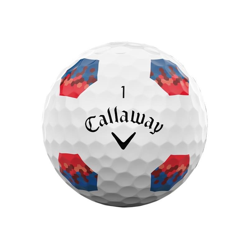 Callaway Chrome Tour TruTrack Blue/Red piłki golfowe
