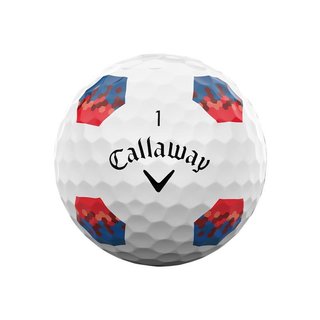 Callaway Chrome Tour TruTrack Blue/Red piłki golfowe