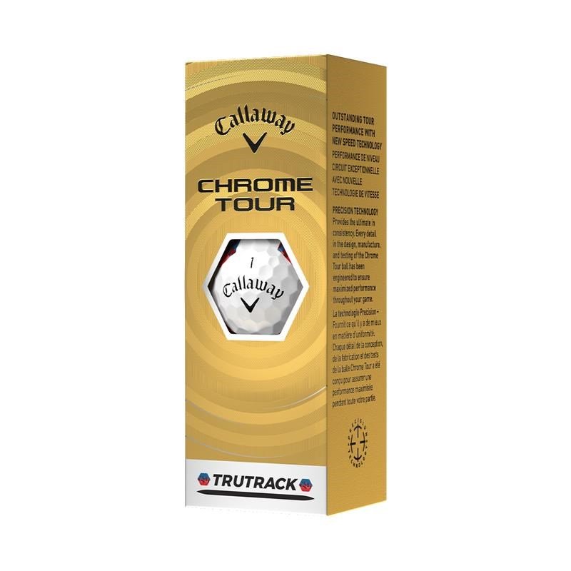Callaway Chrome Tour TruTrack Blue/Red piłki golfowe