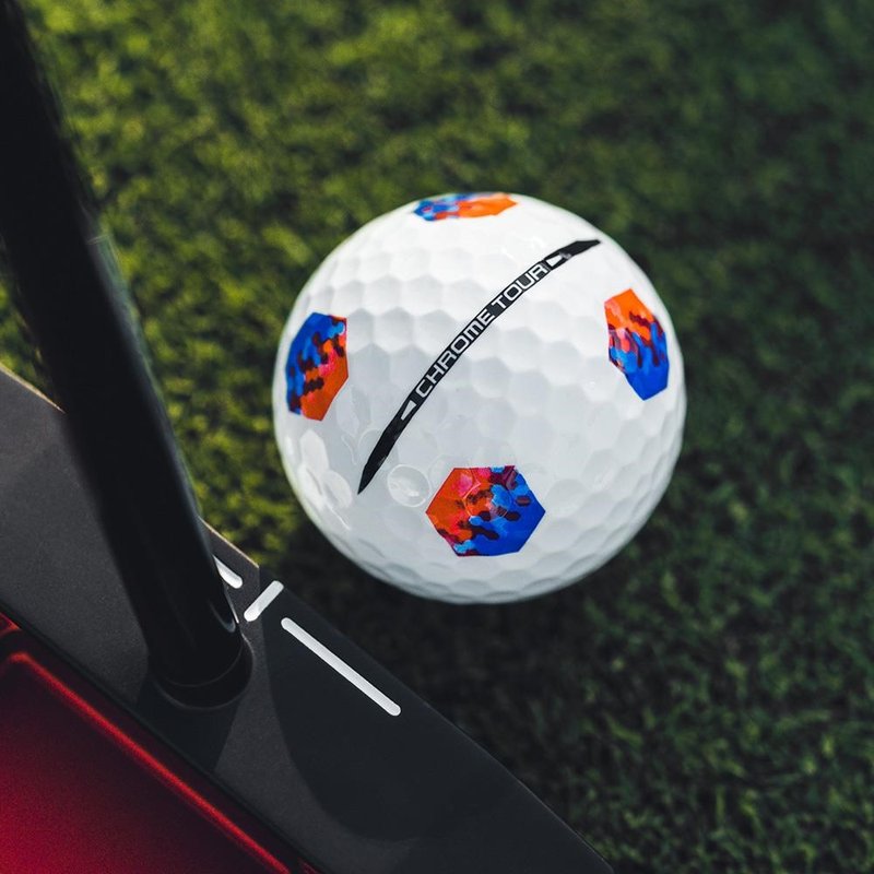 Callaway Chrome Tour TruTrack Blue/Red piłki golfowe
