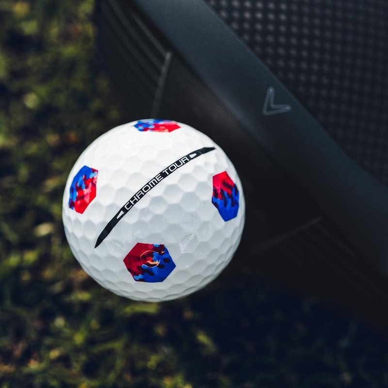 Callaway Chrome Tour TruTrack Blue/Red piłki golfowe