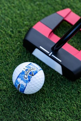 LIMITED - Callaway Supersoft piłki golfowe, DISTRESSED BLUE STRIPE