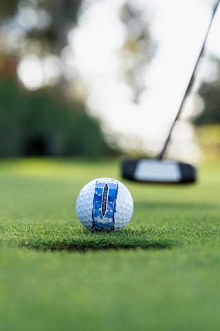LIMITED - Callaway Supersoft piłki golfowe, DISTRESSED BLUE STRIPE
